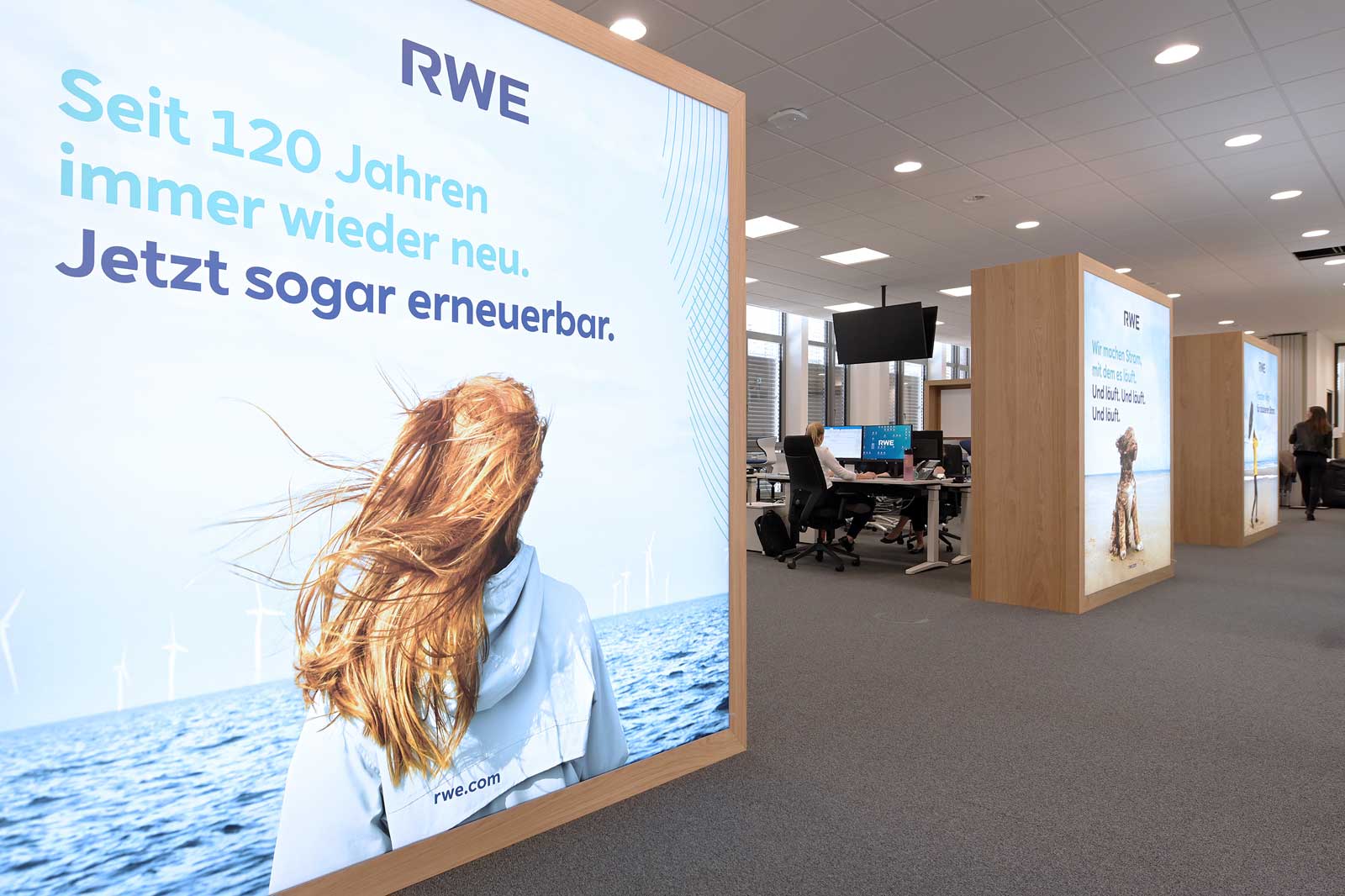 Newsroom am RWE Campus in Essen